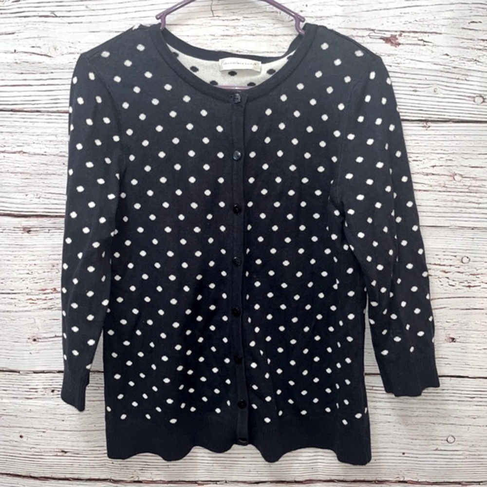 Christopher & Banks Polkadot Cardigan
